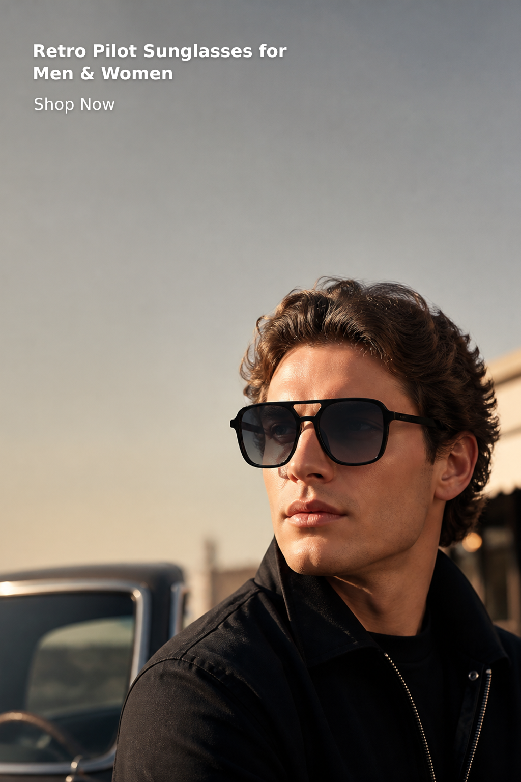 Retro Pilot Sunglasses for Men & Women